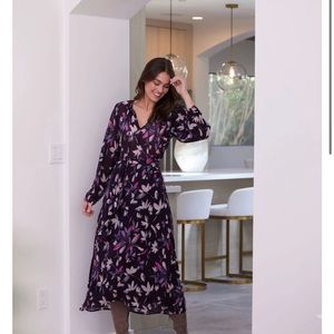 Bella Dahl Floral Plum Print